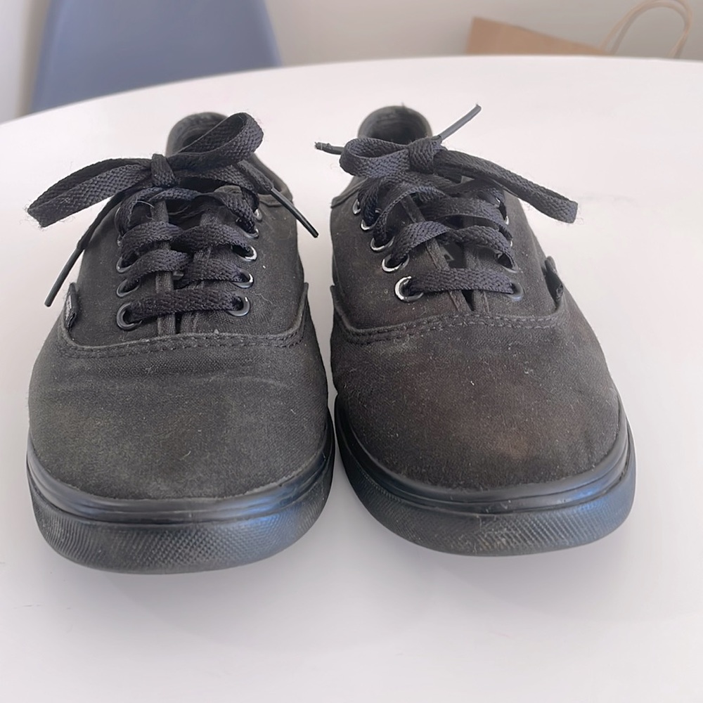 Vans Authentic all-black sneakers